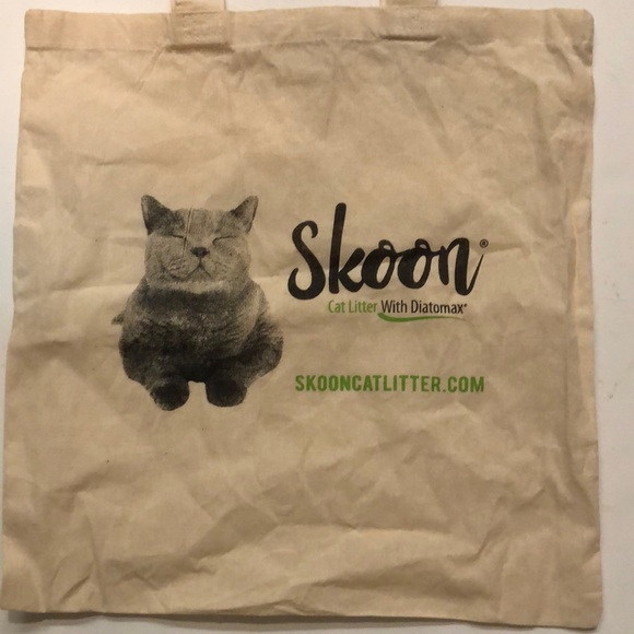 Skoon Cat Litter with Diatomax Thin Cotton Tote Bag - Picture 3 of 6